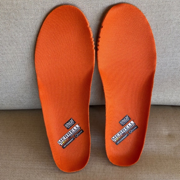 Merrell Waterproof Rugged, All Terrain Hiking Shoes in Gray + Dusty Olive - Picture 8 of 13